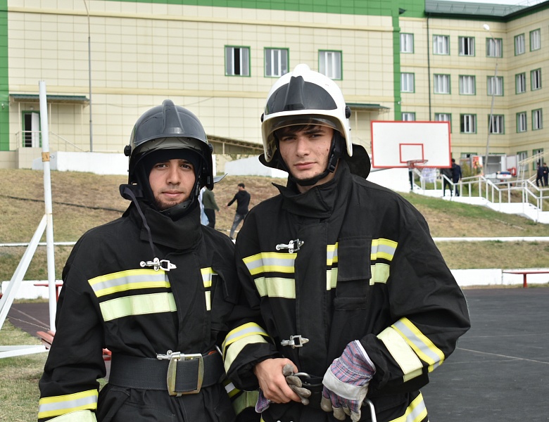Открытие мастерских по двум компетенциям: «Спасательные работы» и «Пожарная безопасность».