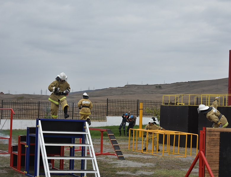 Открытие мастерских по двум компетенциям: «Спасательные работы» и «Пожарная безопасность».