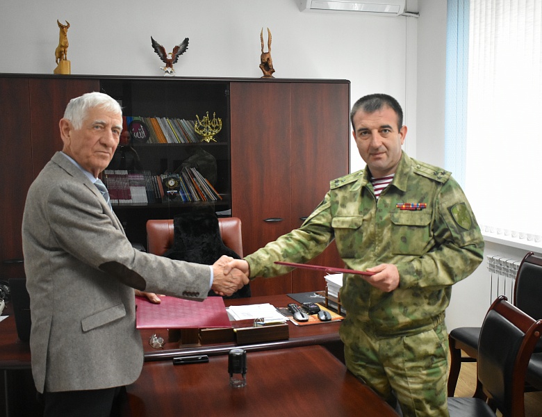 В колледже прошла профориентационная встреча с представителями Управления Федеральной службы войск Национальной гвардии Российской Федерации по Республике Ингушетия. 